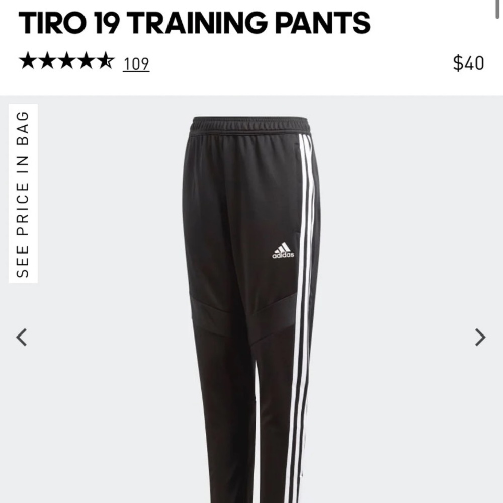 Adidas Boys Tiro 19 Training Pants